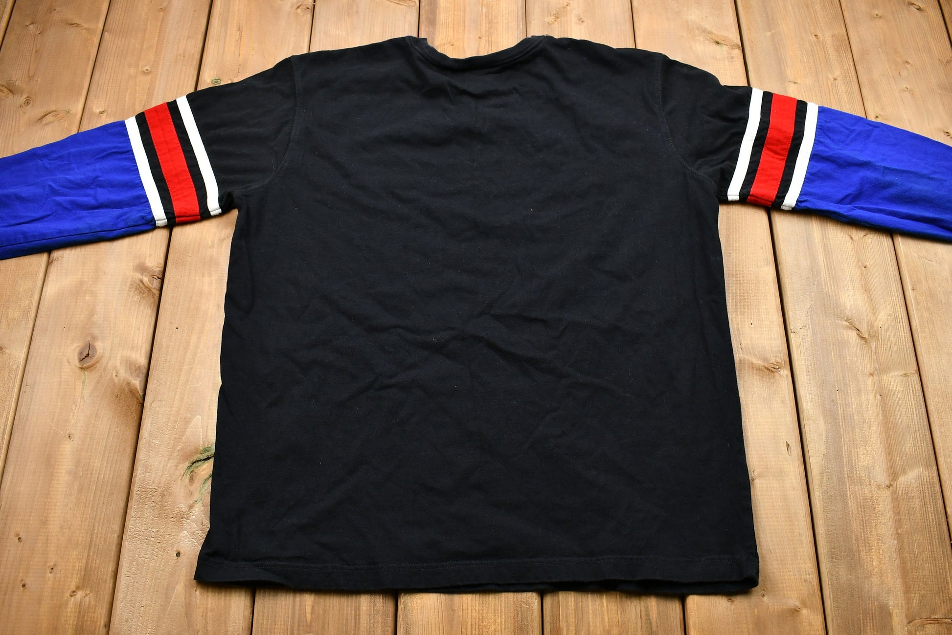 Vintage Tommy Hilfiger Color-Block Long Sleeve T-Shirt