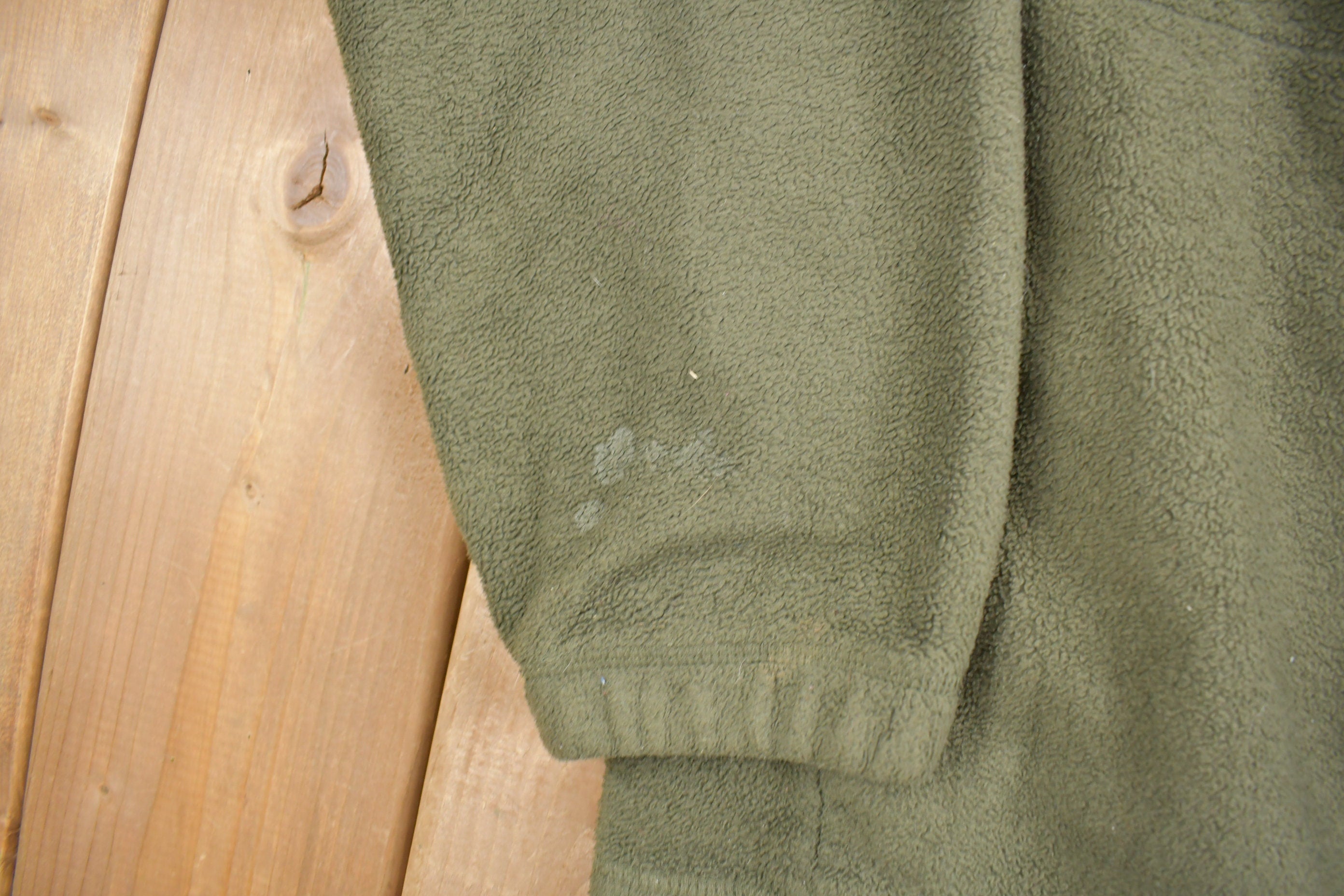 Vintage 1990s Nautica Competition Quarter Zip Fleece Sweater