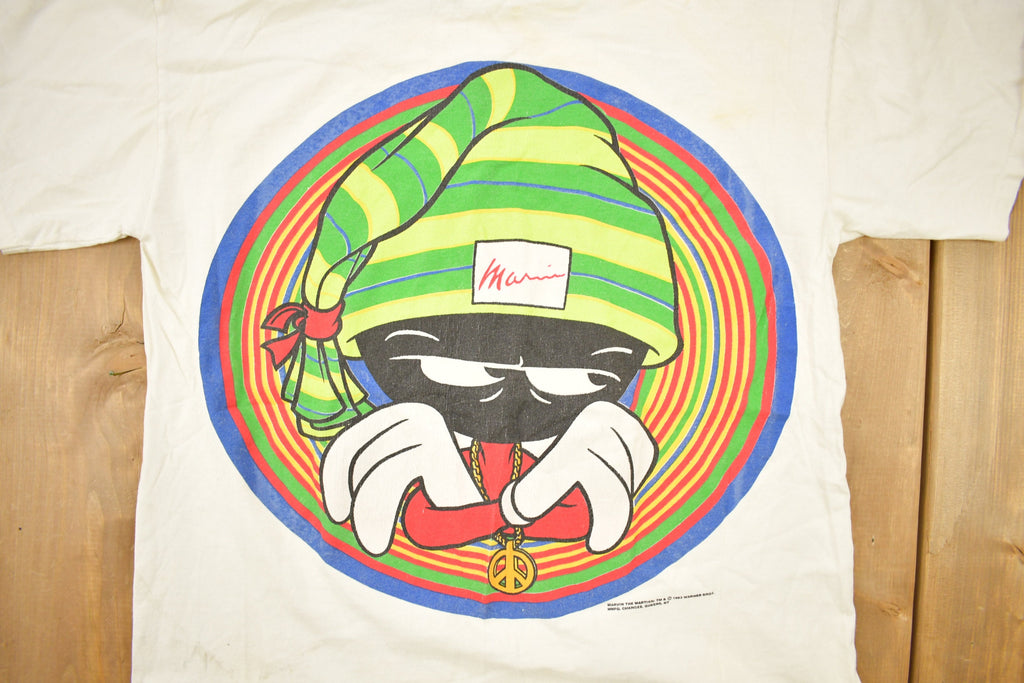 Vintage 1993 Marvin The Martian Looney Tunes Cartoon Promo T-Shirt