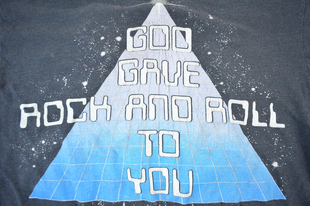 Vintage 1985 Petra Band T-Shirt God Gave You Rock n Roll Men's Small