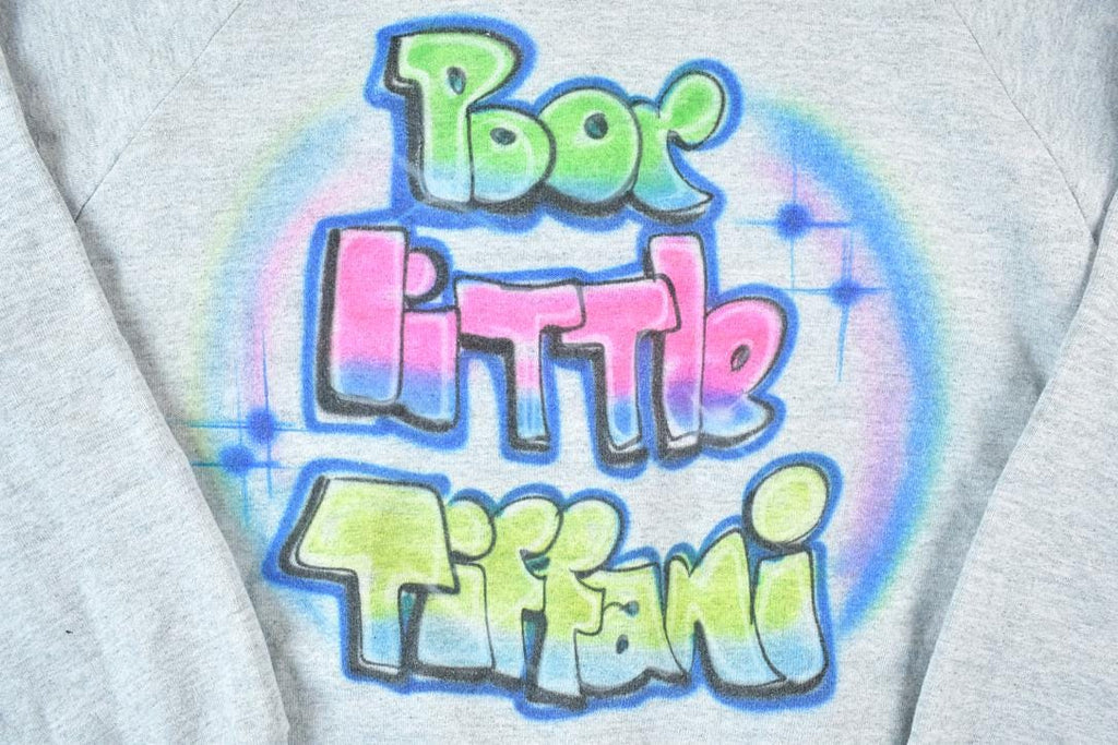 Vintage 1990s Poor Little Tiffany Airbrush Crewneck Sweatshirt