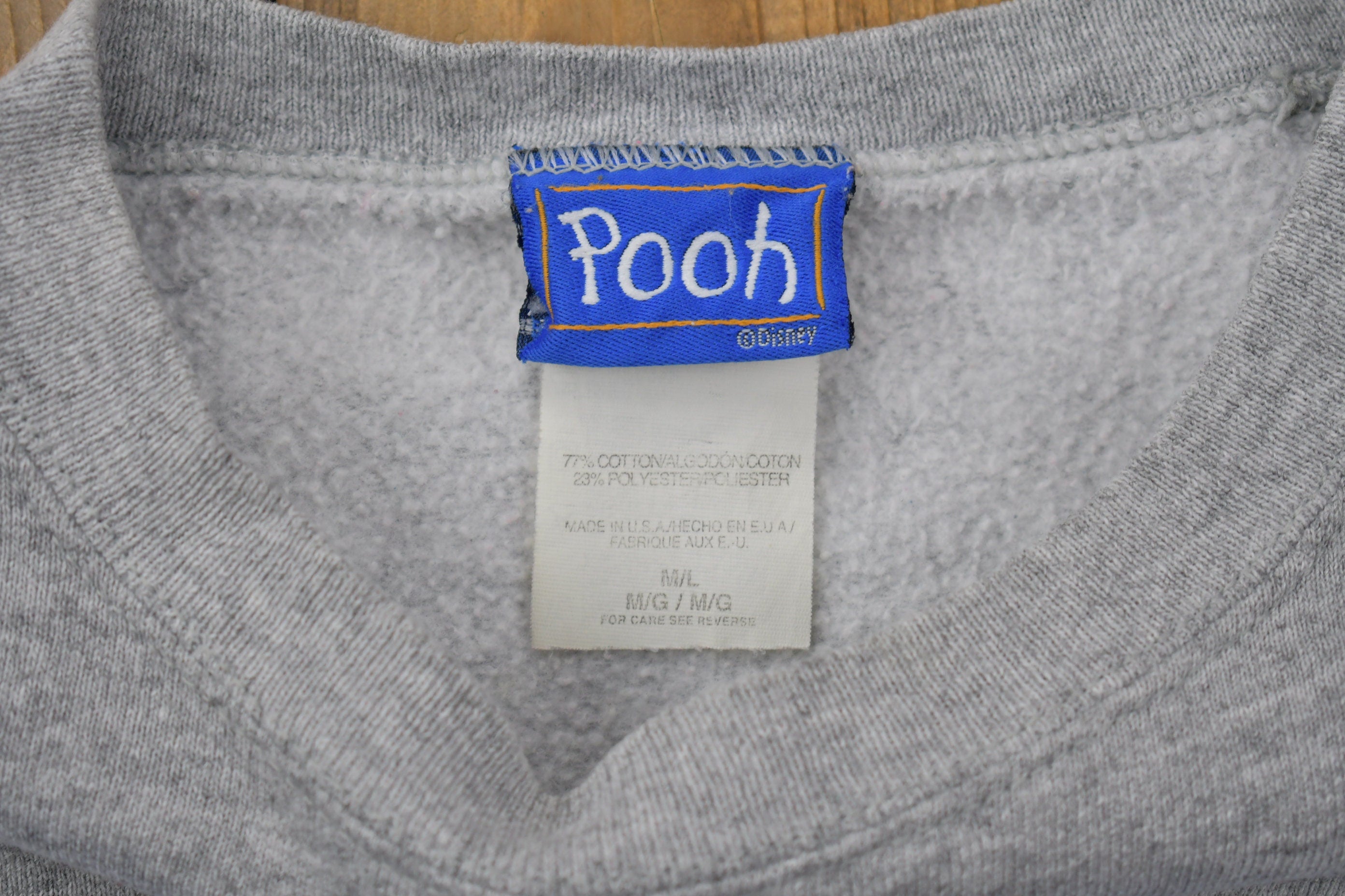 Vintage 1990s Winnie The Pooh Disney Crewneck
