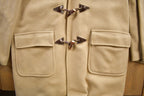 Vintage 1970s Craft Sportswear 100% Wool Toggle Button Up Fur Lined Jacket Made In Canada