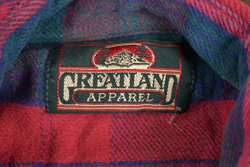 Vintage 1990s Greatland Apparel Button Up Plaid Shirt