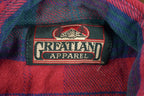 Vintage 1990s Greatland Apparel Button Up Plaid Shirt