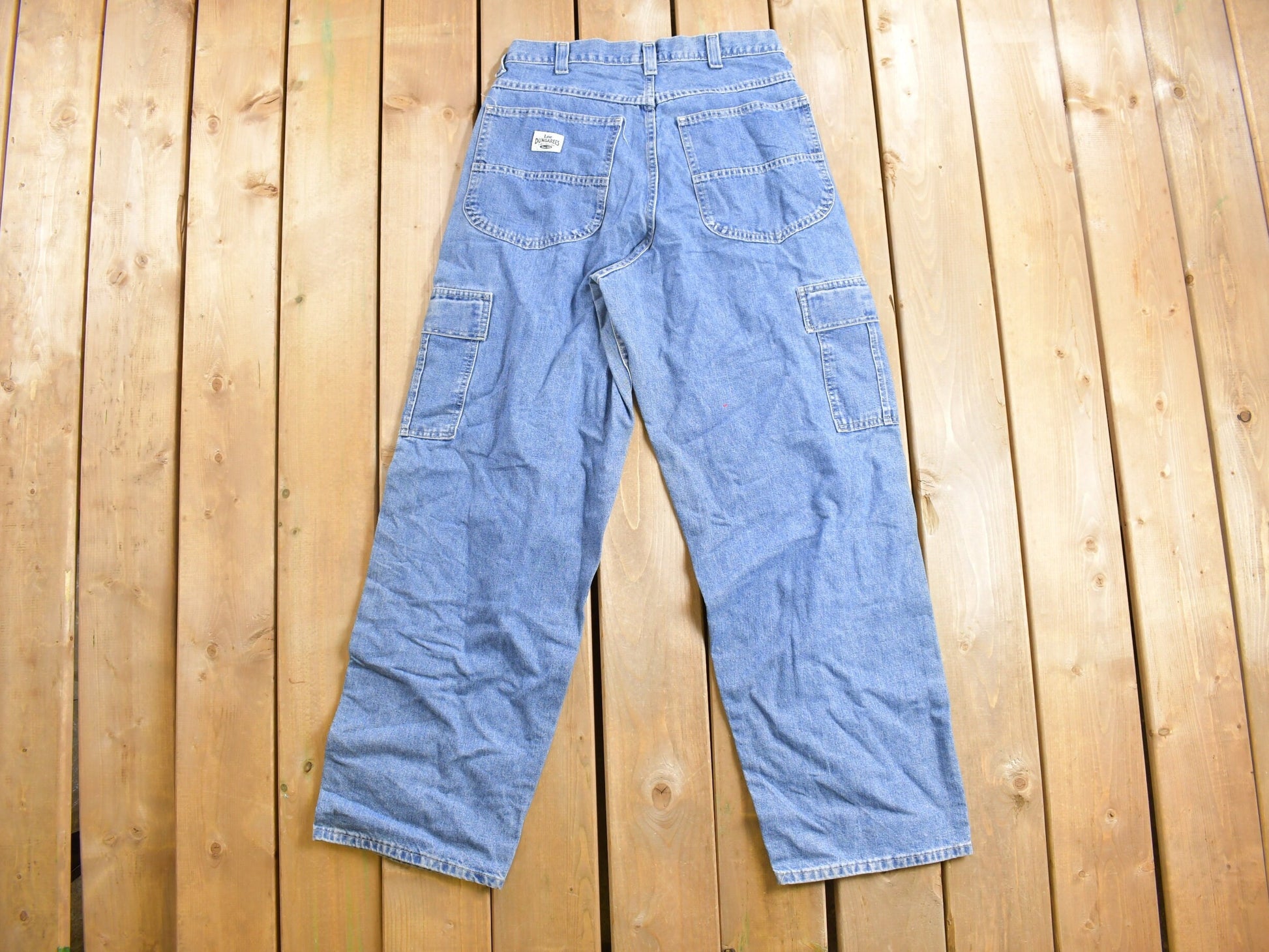 Vintage 1980s Lee Dungarees Carpenter Jeans Size 33 x 33