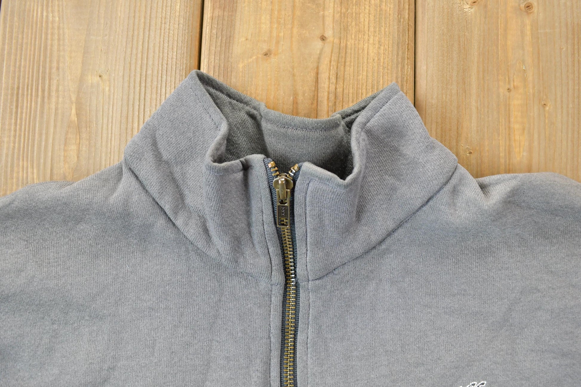 Vintage 1990s Dillon Lee Heavyweight Quarter Zip Mock Neck Sweatshirt / 90s Crewneck / Made In USA / Streetwear