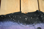 Vintage 1990s Wolf Theme All Over Print Graphic T-Shirt Men's XL