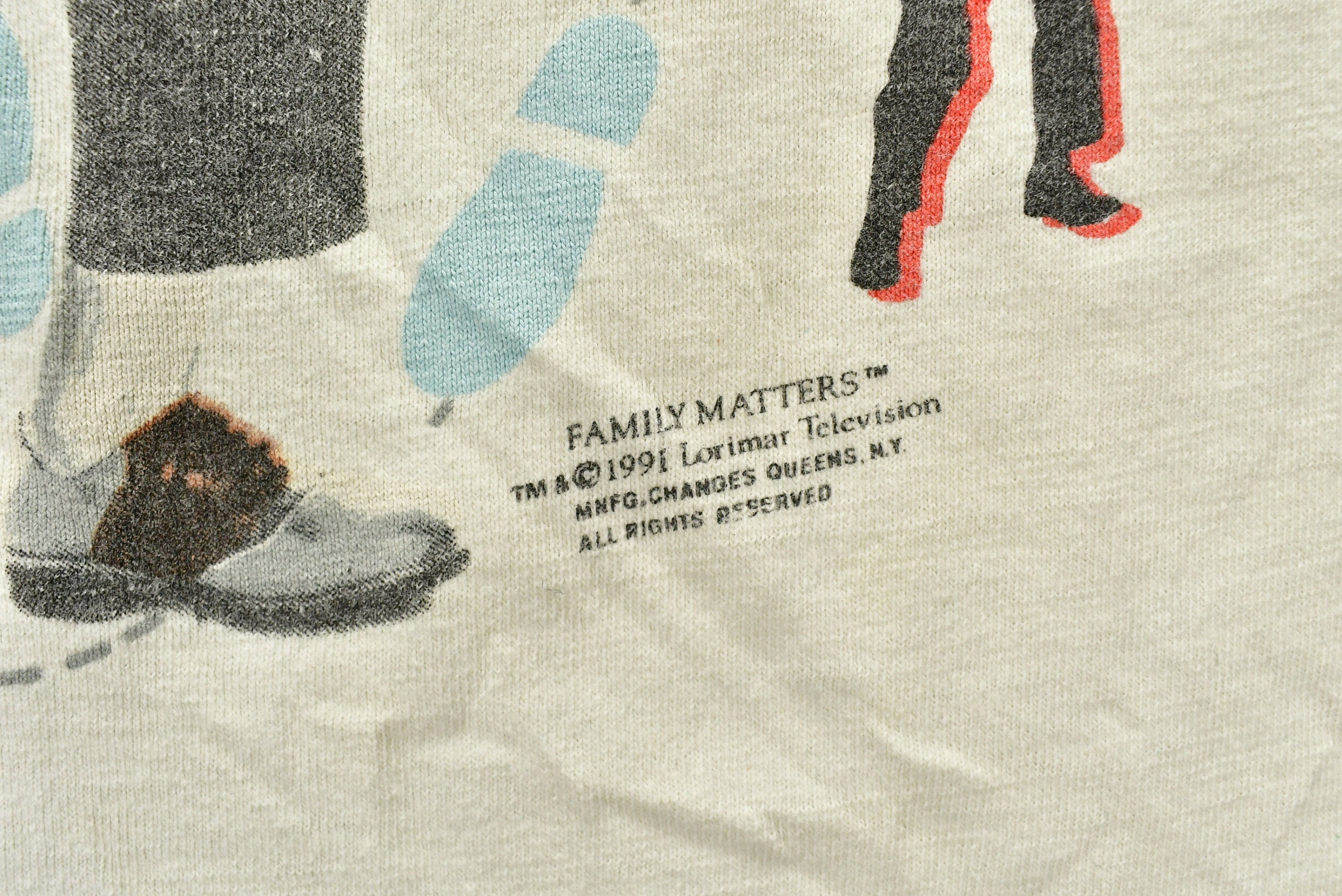 Vintage 1991 Family Matters Do The Urkle Graphic TV Promo Youth Sized T-Shirt