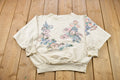 Vintage 1990s Angie Strauss Floral Theme Crewneck Sweater