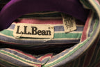 Vintage 1990s LL Bean Button Up Striped Shirt