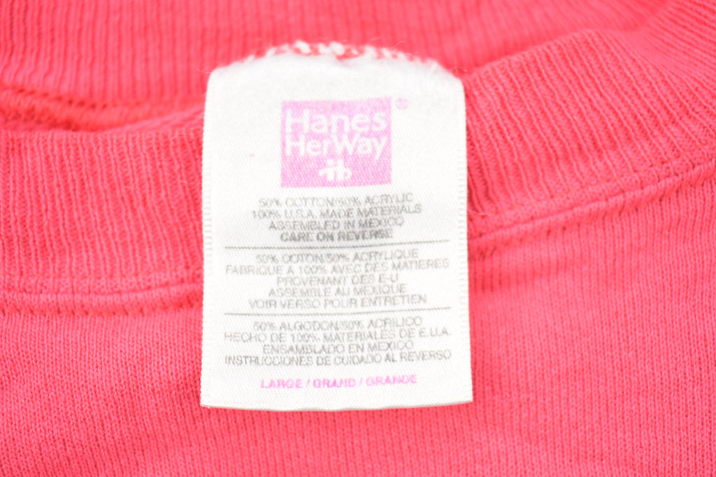 Vintage 1990s Blank Red Crewneck Sweatshirt