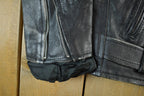 Vintage 1980s Leather Men Leather Biker Jacket Men's 36