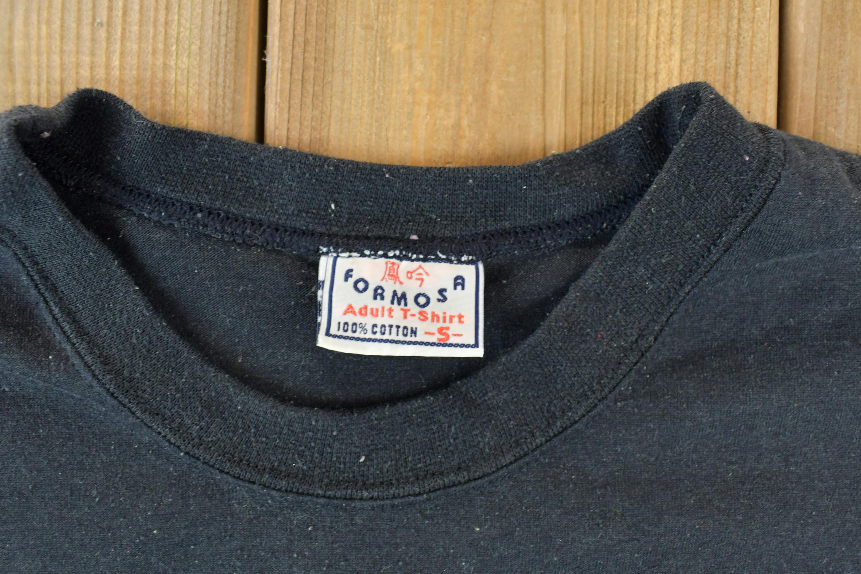 Vintage 1990s Taiwan Souvenir Symbols T-Shirt