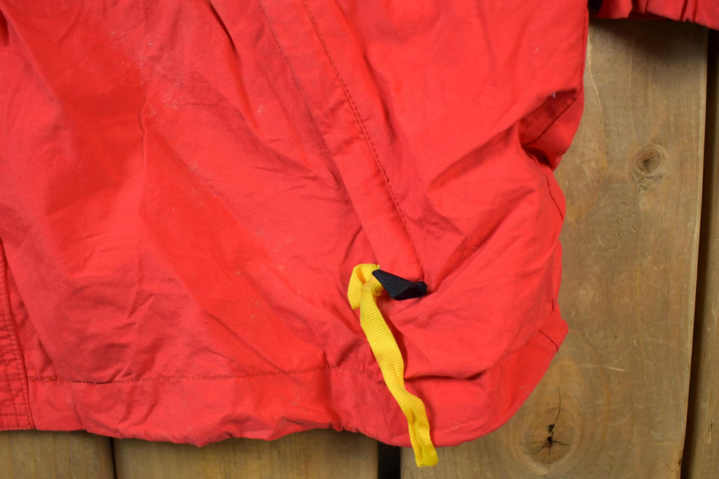 Vintage 1990s Red Windbreaker Jacket