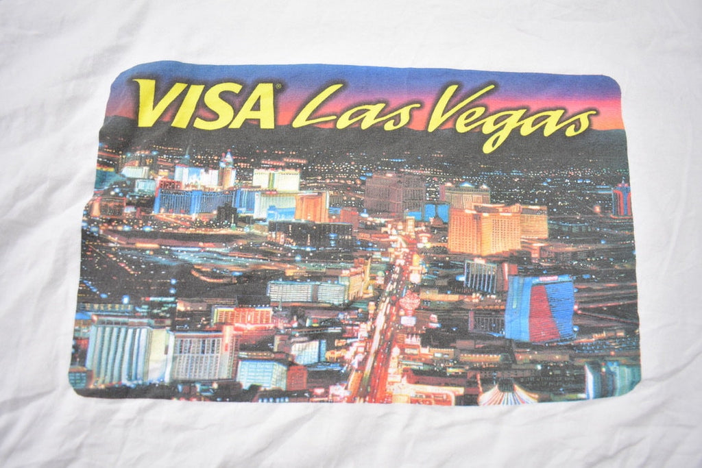 Vintage 1990s Visa Las Vegas Souvenir T Shirt