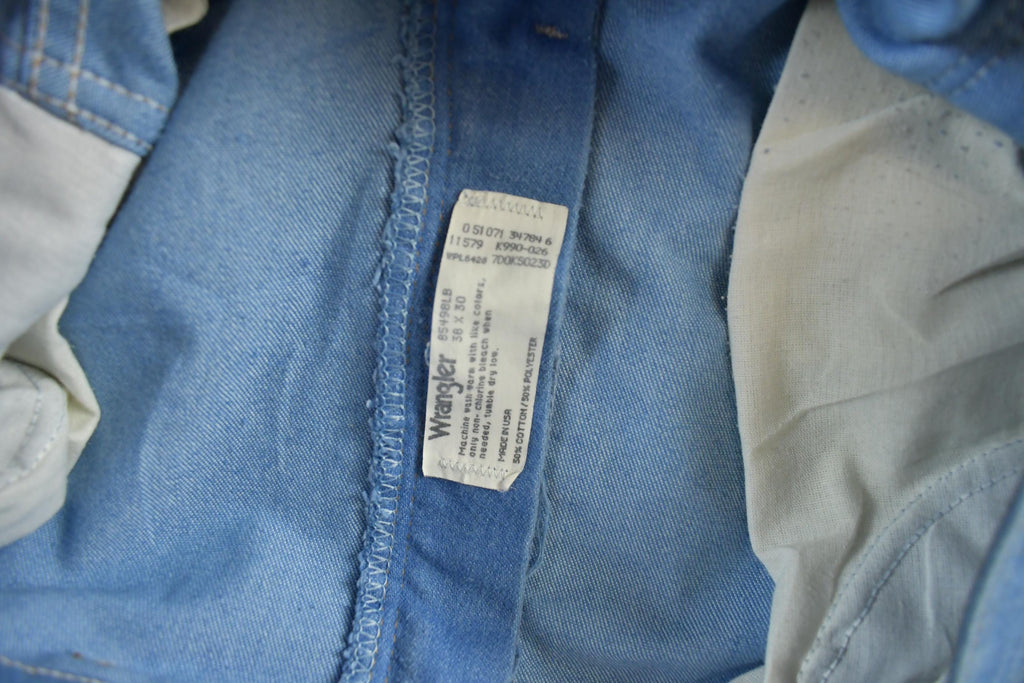 Vintage 1980s Wrangler Rancher Denim Jeans Adult 35 X 29