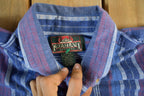 Vintage 1990s Greatland Apparel Button Up Plaid Shirt Men's Large