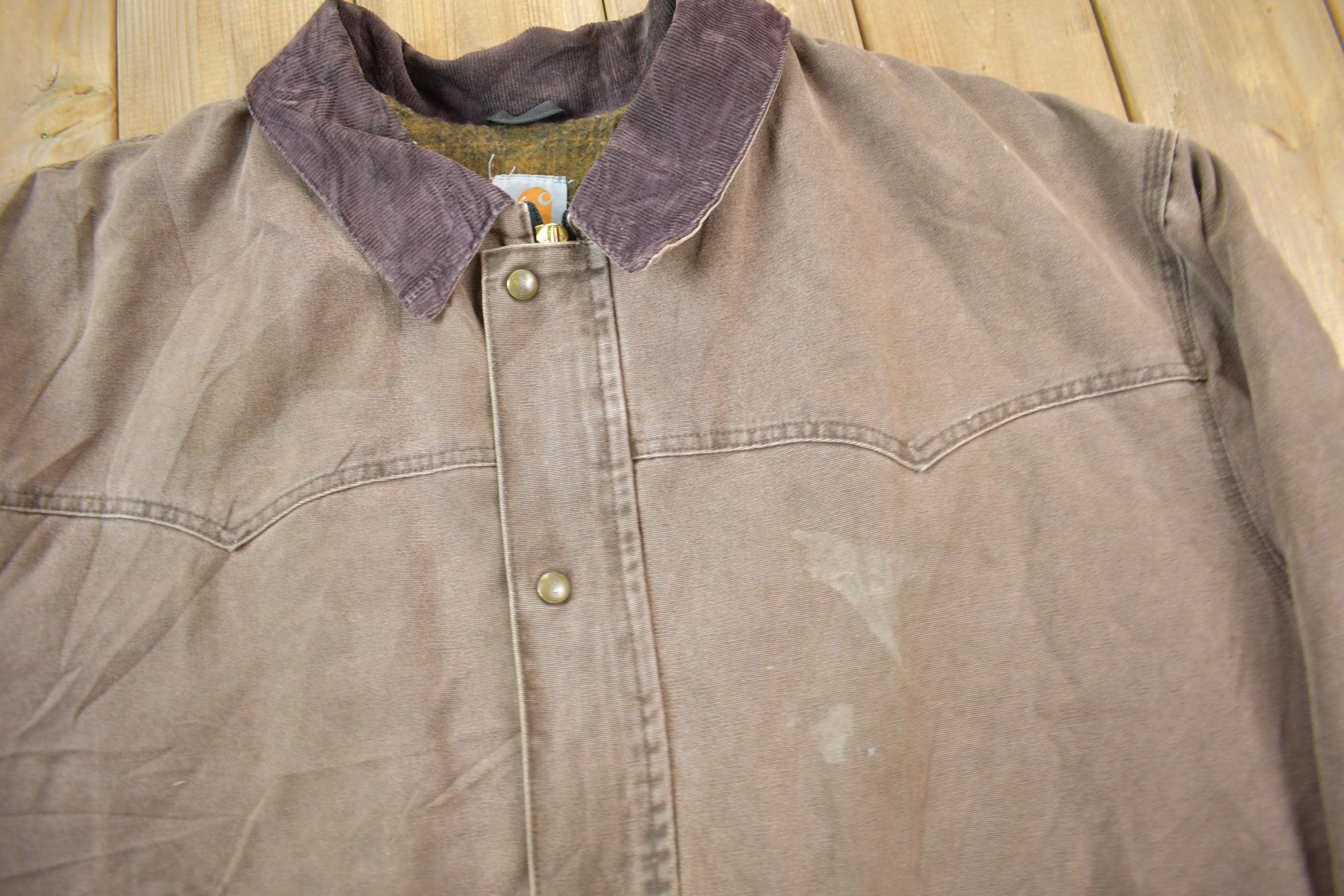 Vintage 1990s Brown Carhartt Field Coat