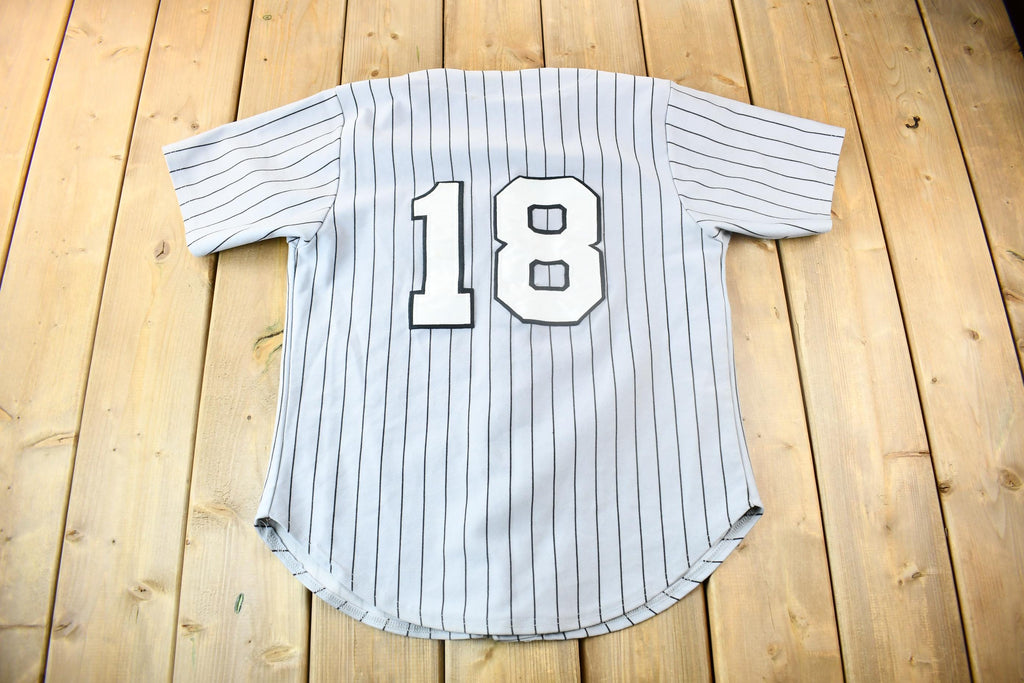 Vintage 1990s Chicago White Sox South Side Baseball Pinstripe Jersey