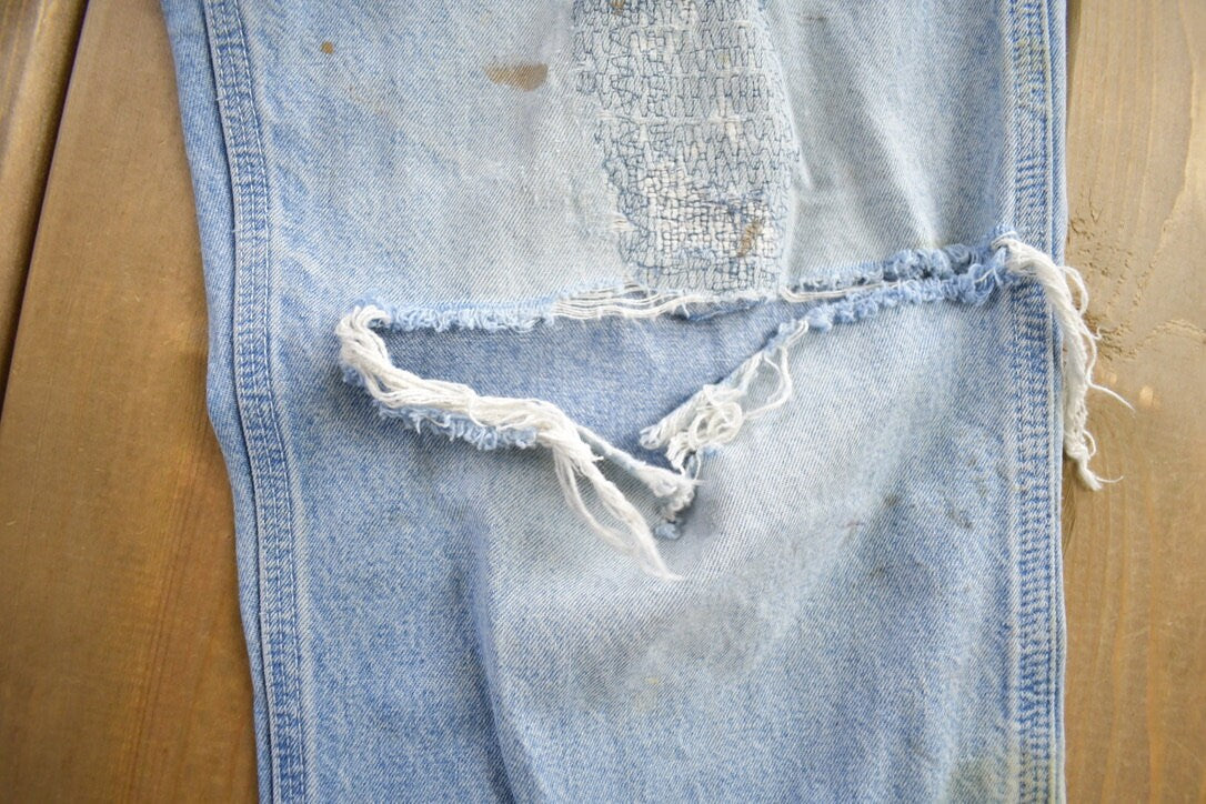 Vintage 1980s Carhartt Distressed Jeans Size 30x30