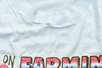 Vintage 80's "Keep On Farmin" Single Stitch T-Shirt