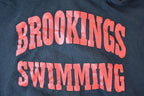 Vintage 1990s Russell Brookings Swimming Hoodie Sweatshirt