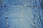 Vintage 1990s Wrangler Rugged Wear Denim Jean Trucker Jacket Men's 2XL