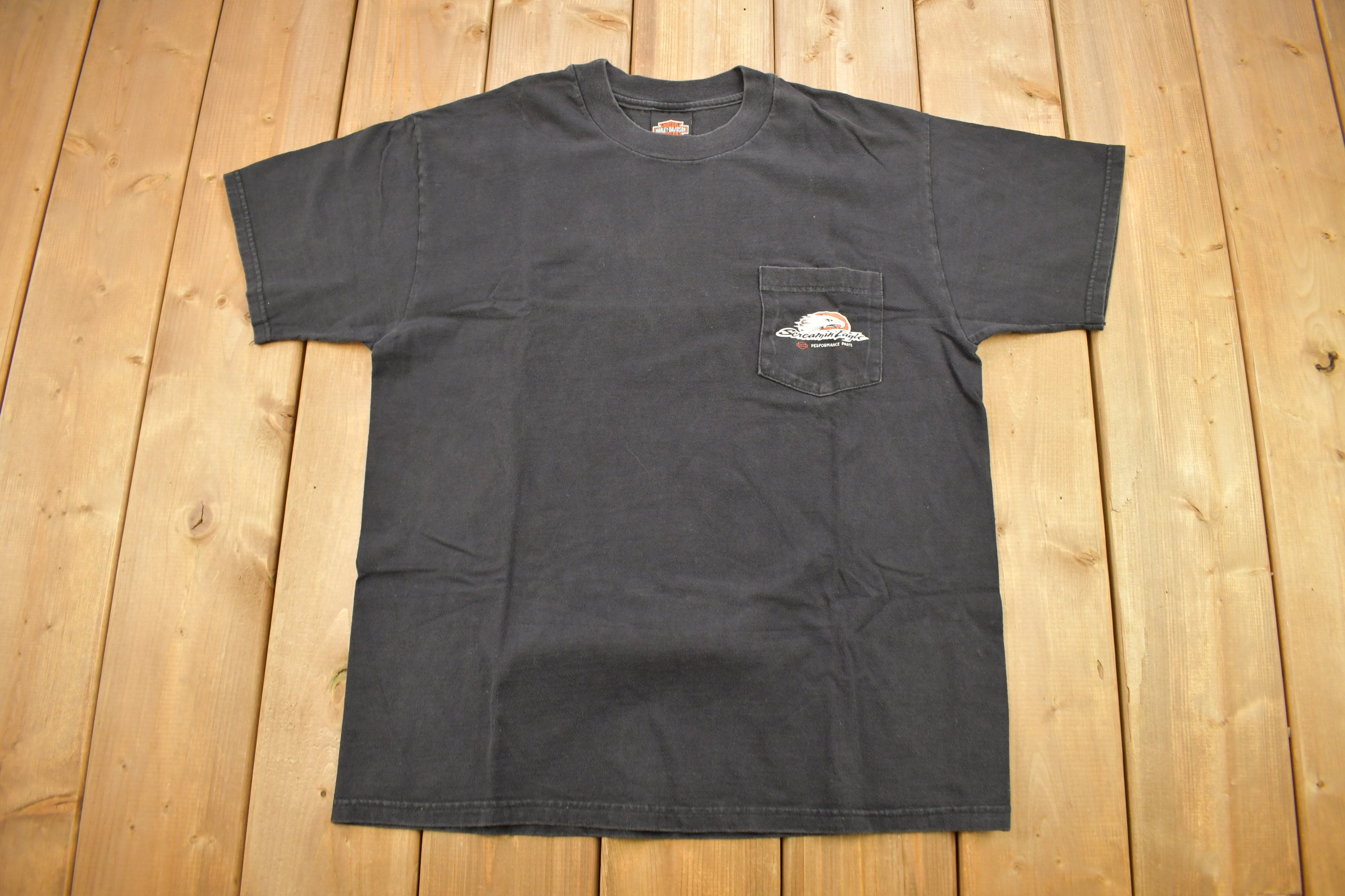Vintage 1997 Davie's Harley Davidson Richmond Hill Ontario Canada T-Shirt