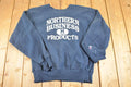 Vintage Y2K Northern Business Products Champion Reverse Weave Crewneck Sweatshirt Men's L / 2000s Heavyweight Sweater / 2000s Cross Grain
