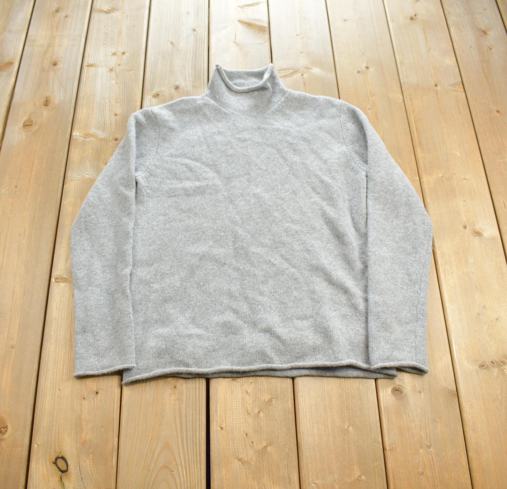 Vintage 1990s Ralph Lauren Womens Turtle Neck Knit Crewneck Sweater