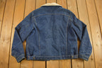 Vintage 1990s Rio Grande Outerwear Sherpa Lined Denim Jacket