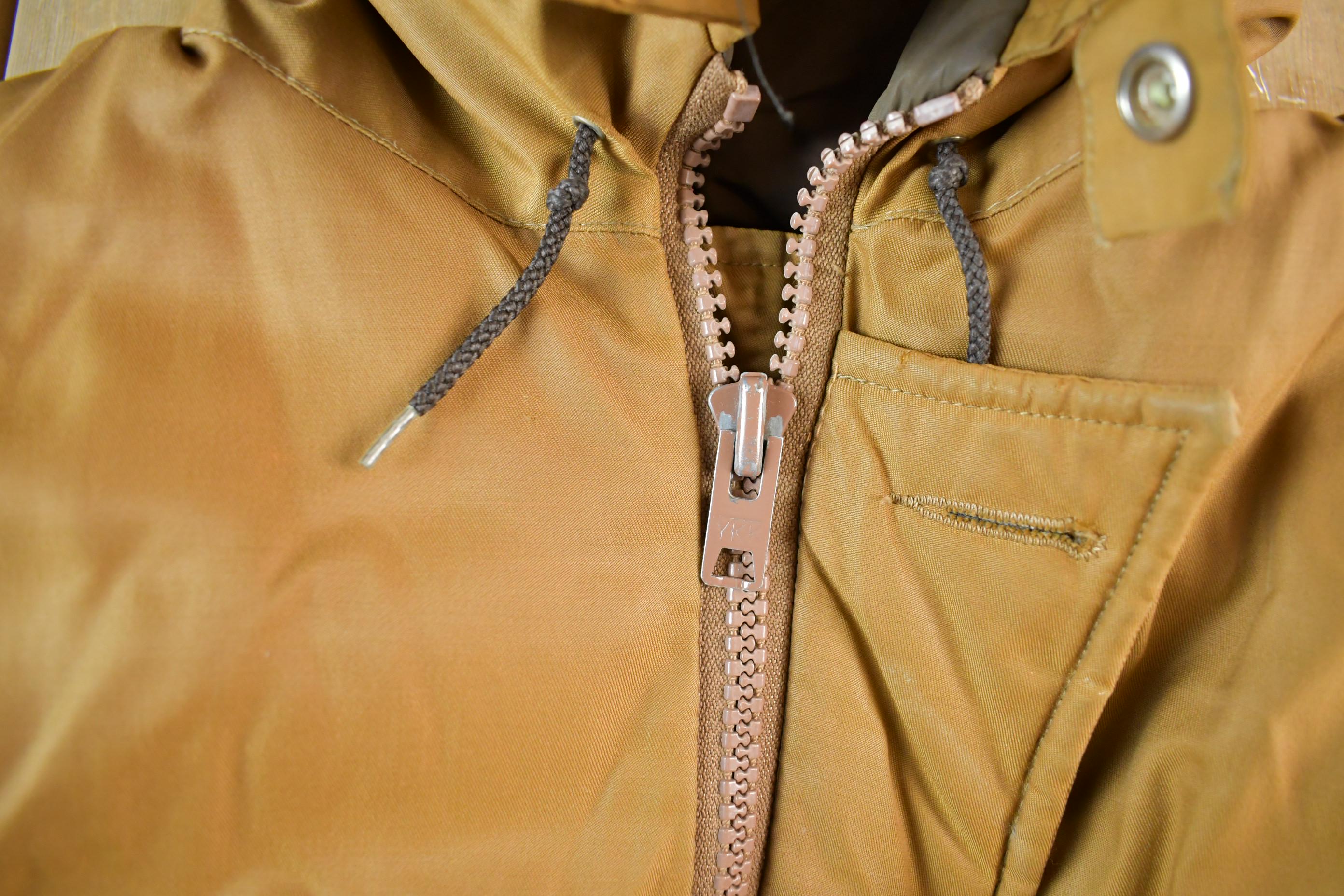Vintage 1980s Down Full Zip Parka Puffer Jacket Men's L
