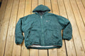 Vintage 1990s Nike Green Lined Windbreaker Jacket