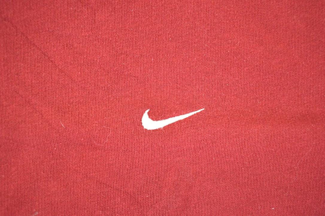Vintage Y2K Nike Embroidered Mini Swoosh Crewneck Sweatshirt Men's L