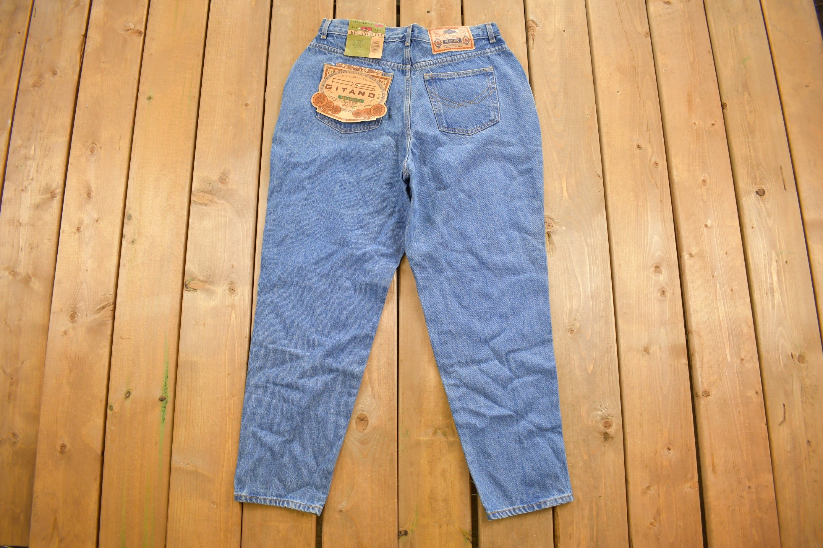 Vintage 1980s Gitano Deadstock Tapered Mom Jeans