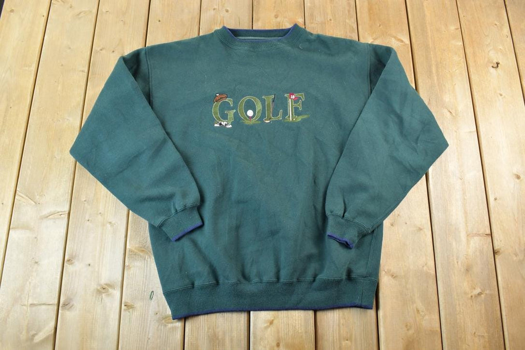 Vintage 1990s Golf Souvenir Heavyweight Crewneck Sweatshirt