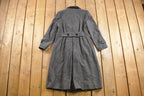 Vintage 1980s Karen Full Length 100% Wool Coat