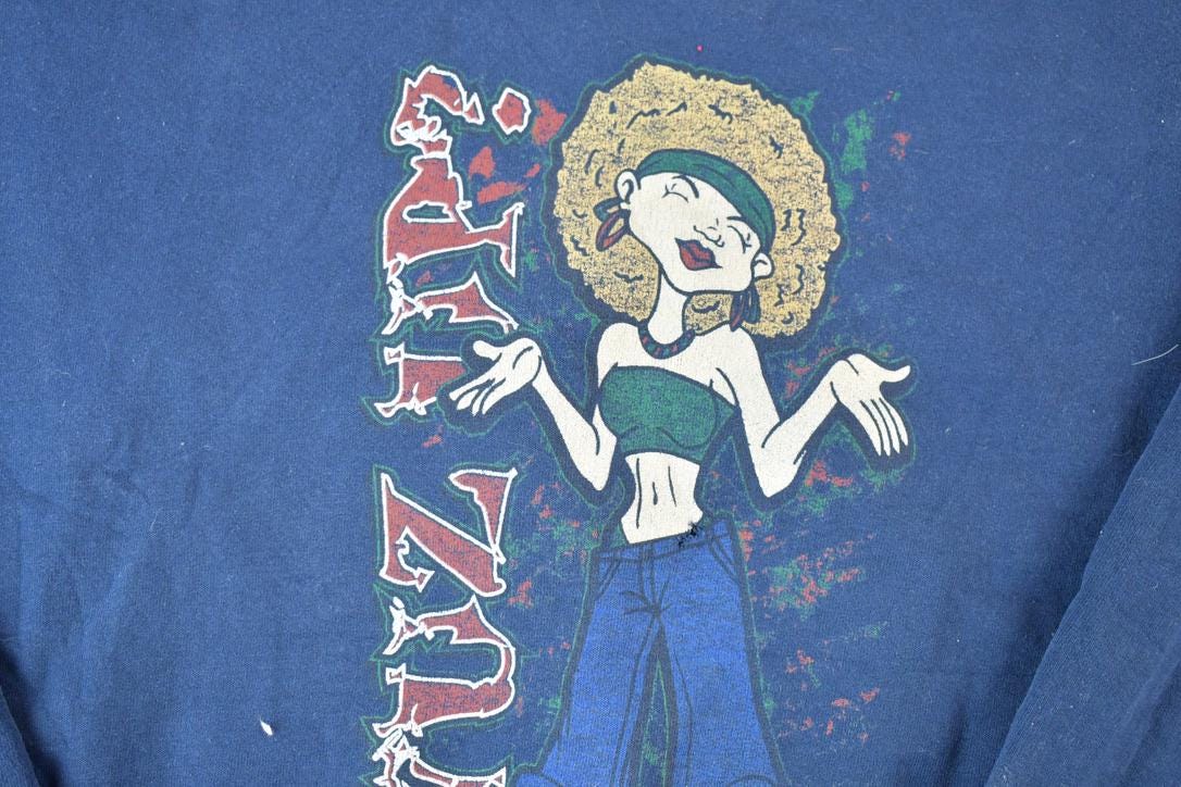 Vintage 1990s Wutz Up Cool Girl Crewneck Sweatshirt