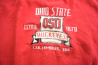 Vintage 1990s Ohio State University Embroidered Crewneck Made In USA