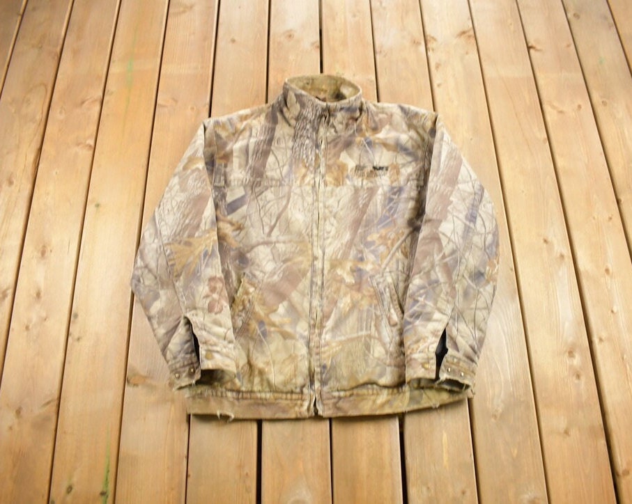 Vintage 1980s Dri-Duck Duck Camo Hunting Jacket