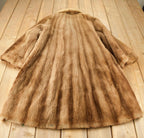 Vintage 1970s Artistic LTD Full Length Mink Fur Coat