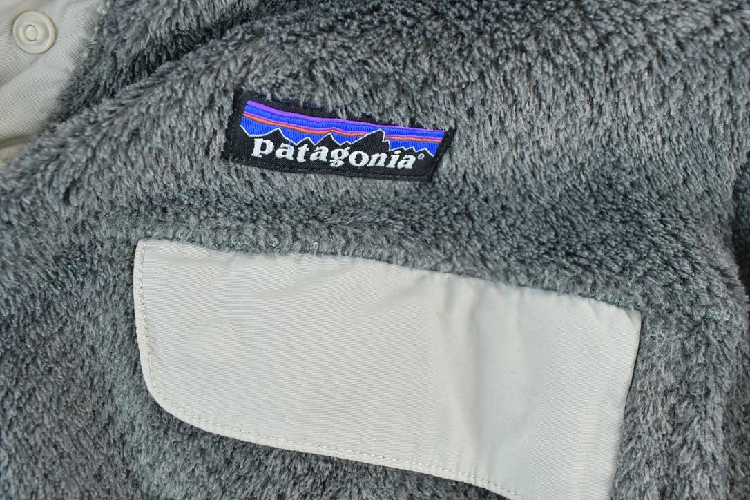 Vintage 1990s Patagonia Fleece Sweater / Outdoorsman / 90s Sweater / Streetwear / Hiking / Fleece Zip up