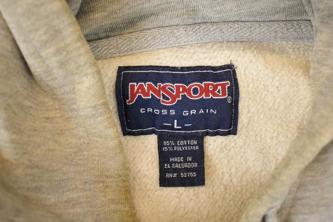 Vintage 1990s Thrashed Jansport Notre Dame Irish University Crossgrain Hoodie Sweater Men's M  Vintage Collegiate  90's State Sportswear