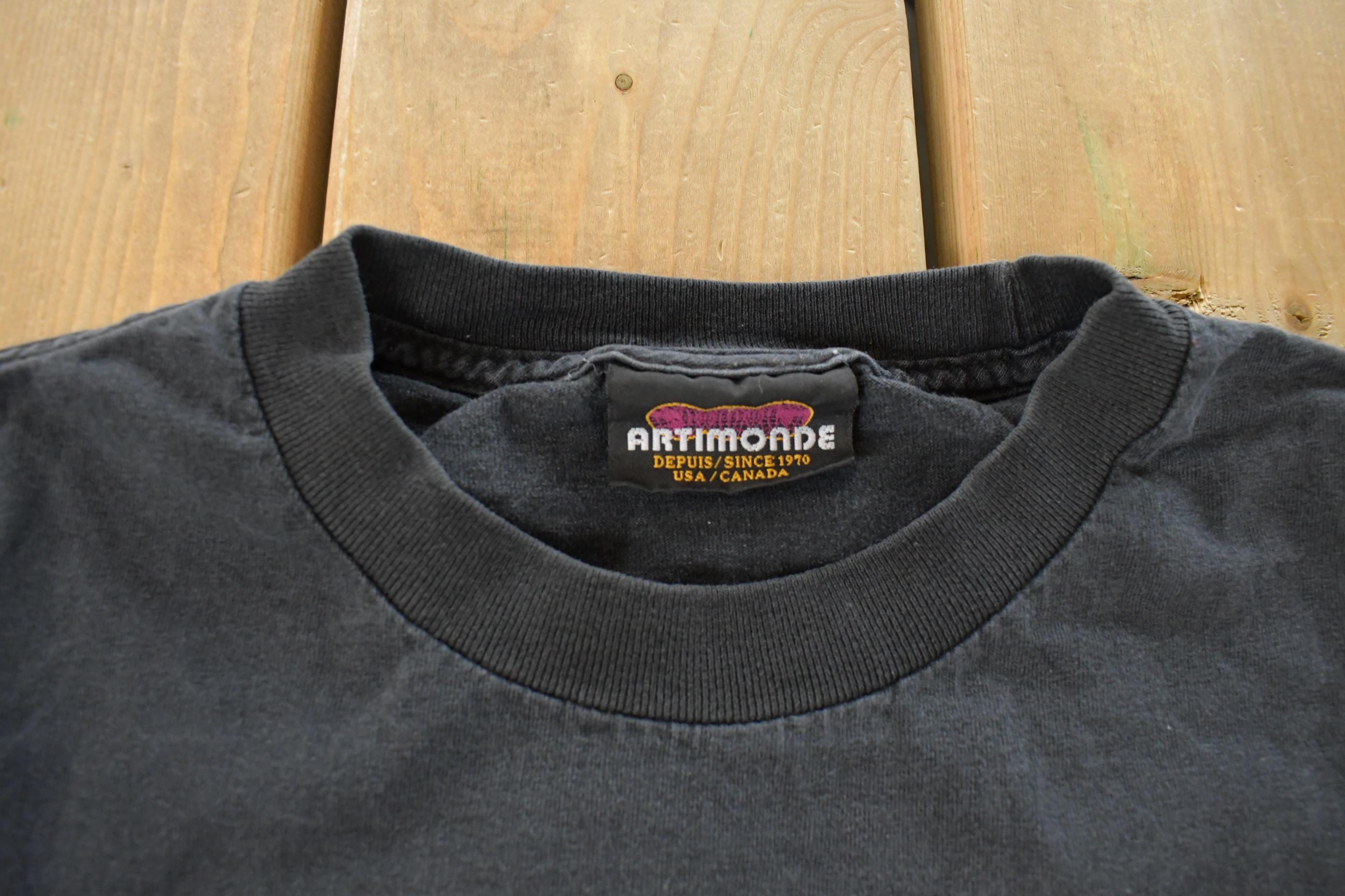 Vintage 1990s Led Zeppelin Icarus Swansong Graphic Artimonde Band T-Shirt Men's Medium