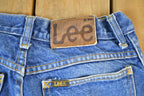 Vintage 1970s Lee Denim Jeans Size 32 x 28 Vintage Denim