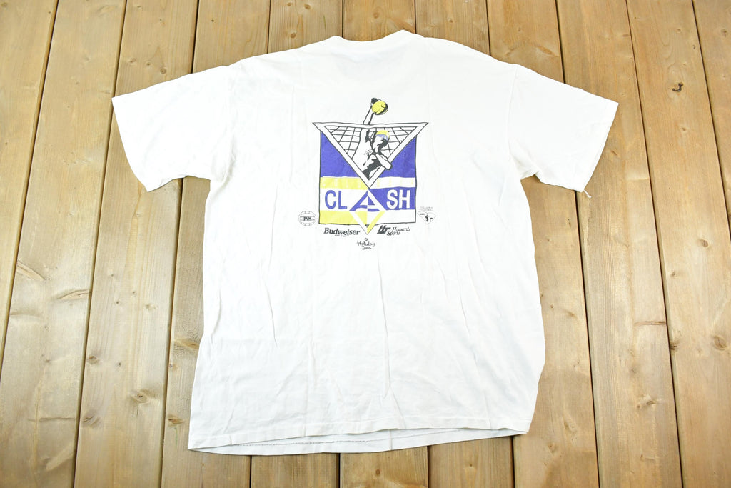 Vintage 1992 Columbia Clash Volleyball Souvenir T-Shirt Men's L