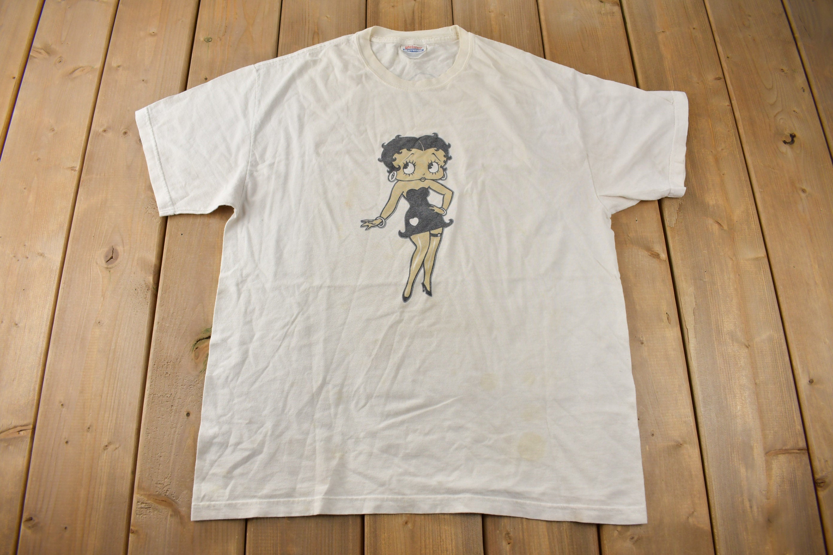 Vintage 1990s Betty Boop Cartoon Graphic T Shirt Size Large