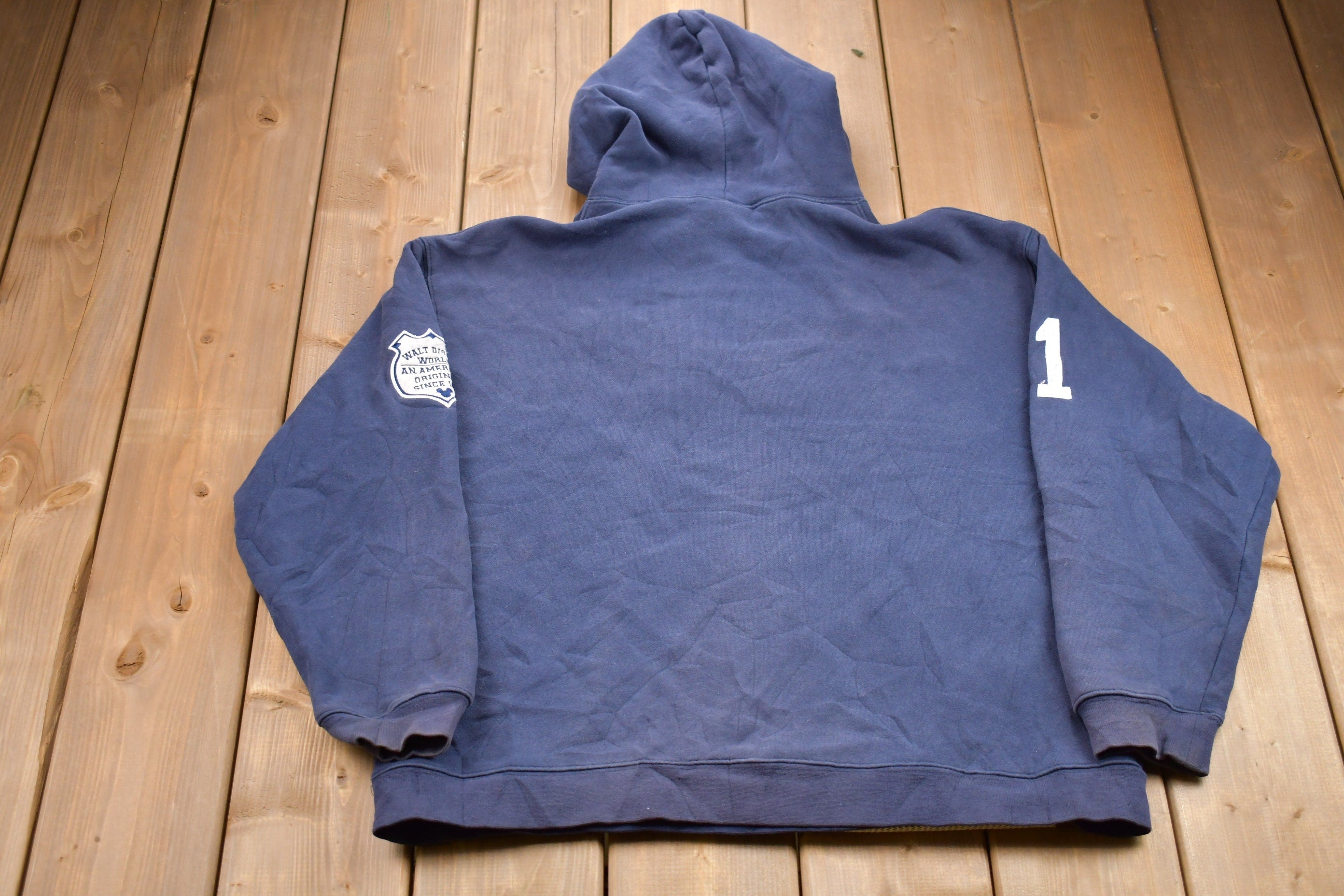 Vintage 1990s Walt Disney World Embroidered Graphic Hoodie
