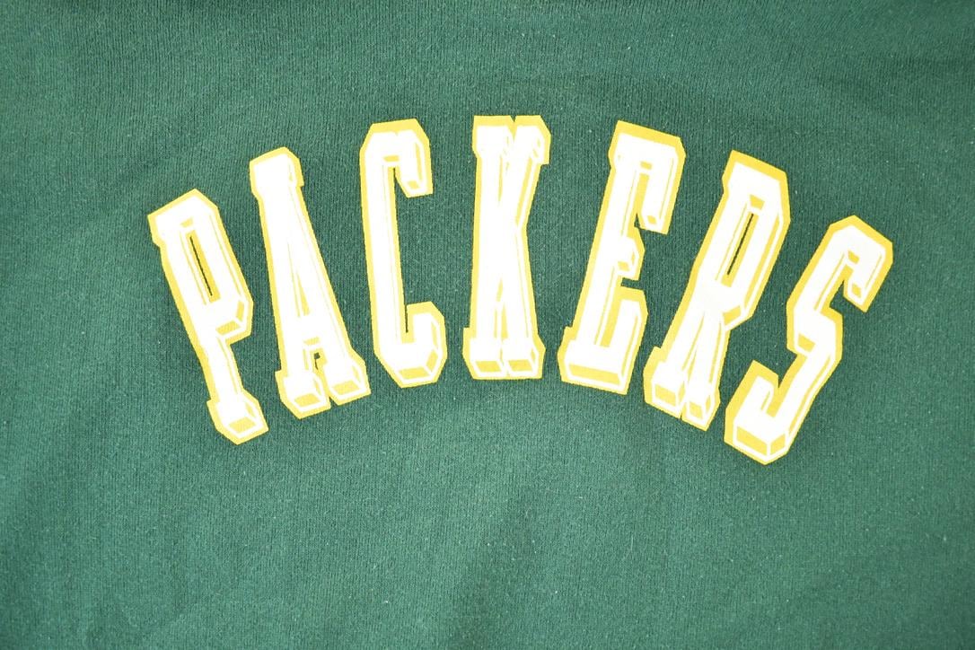 Vintage 1990s Green Bay Packers NFL Hoodie Sweatshirt